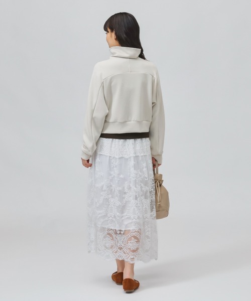 TIGORA（ティゴラ）の「ティゴラソフト TIGORA SOFT ハーフジップスウェット（スウェット・レディース・チャコールグレー/ライトベージュ/ライラック・XL/L/M/S）」の21枚目の写真