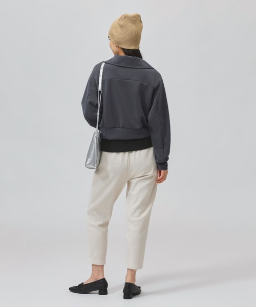 TIGORA（ティゴラ）の「ティゴラソフト TIGORA SOFT ハーフジップスウェット（スウェット・レディース・チャコールグレー/ライトベージュ/ライラック・XL/L/M/S）」の15枚目の写真