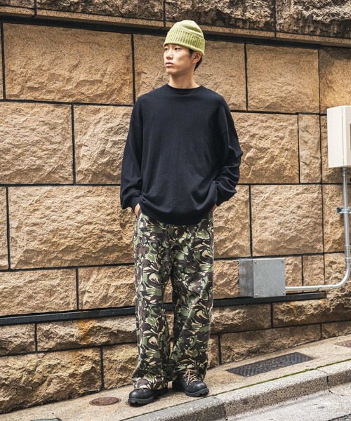 niko and...(ニコアンド)の「USAコットンワッフルクルーTシャツ(Tシャツ/カットソー・メンズ・ブルー/チャコール/ブラック/オフホワイト・MEDIUM/LARGE)」の8枚目の写真