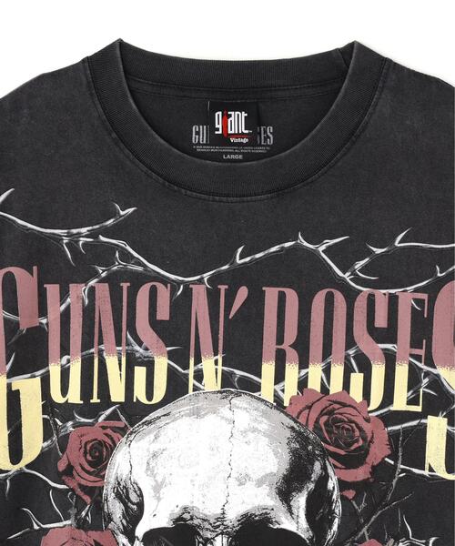 giant Vintage(ジャイアントヴィンテージ)の「Giant Vintage/ジャイアント ヴィンテージ/GUNS N ROSES SKULL ROSES(Tシャツ/カットソー・メンズ・ブラック・L/M/S)」の3枚目の写真