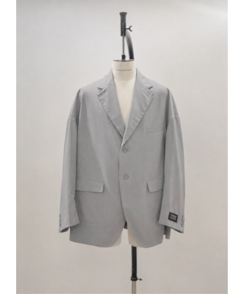 SHINYAKOZUKA(シンヤコヅカ)の「ordinary office his jk(テーラードジャケット・メンズ・グレー/ブラック・SMALL/LARGE/MEDIUM)」の2枚目の写真