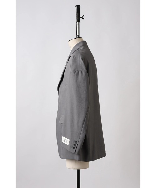 SHINYAKOZUKA(シンヤコヅカ)の「ordinary office his jk(テーラードジャケット・メンズ・グレー/ブラック・SMALL/LARGE/MEDIUM)」の5枚目の写真