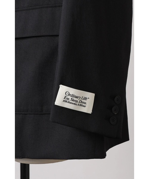 SHINYAKOZUKA(シンヤコヅカ)の「ordinary office his jk(テーラードジャケット・メンズ・グレー/ブラック・SMALL/LARGE/MEDIUM)」の7枚目の写真