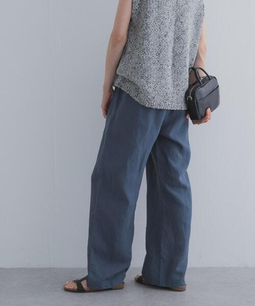 URBAN RESEARCH DOORS（アーバンリサーチドアーズ）の「リネン混イージーパンツ（その他パンツ・レディース・ベージュ系その他/イエロー系その他/ブルー/ブラック・FREE）」の11枚目の写真