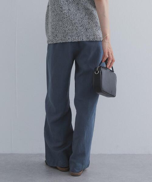 URBAN RESEARCH DOORS（アーバンリサーチドアーズ）の「リネン混イージーパンツ（その他パンツ・レディース・ベージュ系その他/イエロー系その他/ブルー/ブラック・FREE）」の12枚目の写真