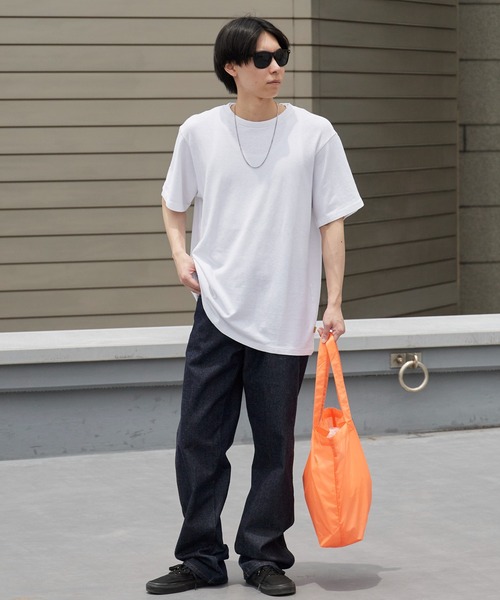 PHATEE（ファッティー）の「Phatee/ファッティー HEMP TEE HEAVY WEIGHT ヘビーウェイト オーガニックコットン オーバーサイズ ビッグシルエット 半袖 クルーネック Tシャツ 無地 メンズ レディース 2026年 夏 夏服（Tシャツ/カットソー・メンズ・ホワイト/ブラック/グリーン・M/L/XL/S）」の16枚目の写真