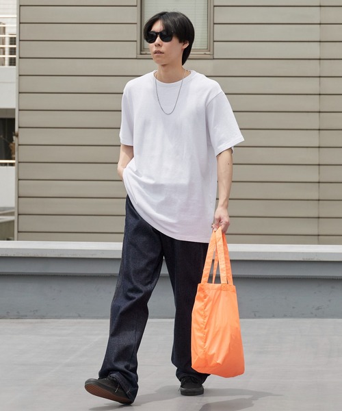 PHATEE（ファッティー）の「Phatee/ファッティー HEMP TEE HEAVY WEIGHT ヘビーウェイト オーガニックコットン オーバーサイズ ビッグシルエット 半袖 クルーネック Tシャツ 無地 メンズ レディース 2026年 夏 夏服（Tシャツ/カットソー・メンズ・ホワイト/ブラック/グリーン・M/L/XL/S）」の9枚目の写真