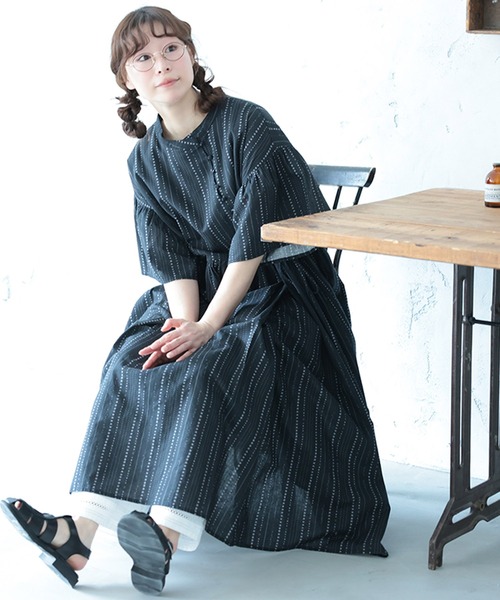 soulberry(ソウルベリー)の「星月夜のワンピース(ワンピース・レディース・スミクロ・LL/3L/4L/5L/M/L)」の1枚目の写真
