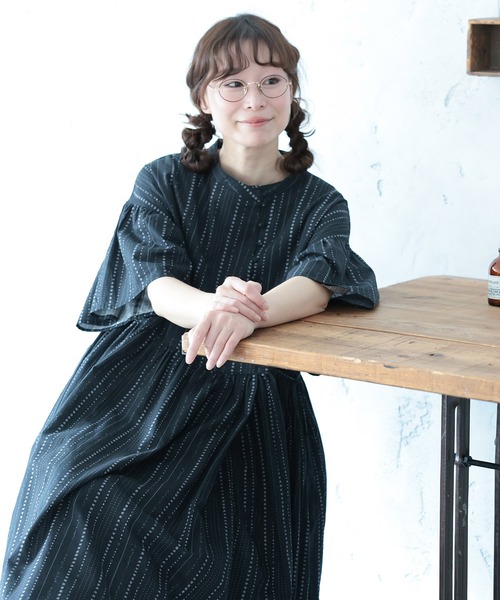soulberry(ソウルベリー)の「星月夜のワンピース(ワンピース・レディース・スミクロ・LL/3L/4L/5L/M/L)」の11枚目の写真