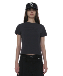 DBRプリンテッドショートスリーブTシャツ_ブルーグレー