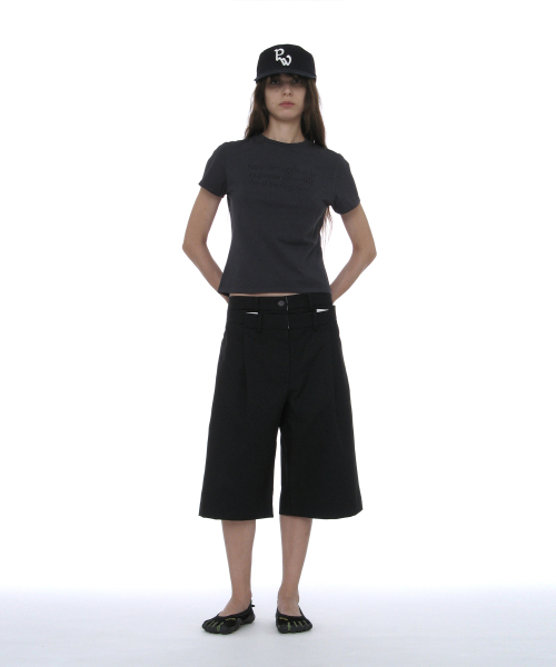 PARTIMENTO WOMEN(パルティメントウィメン)の「DBRプリンテッドショートスリーブTシャツ_ブルーグレー(Tシャツ/カットソー・レディース・その他・SMALL/MEDIUM)」の6枚目の写真