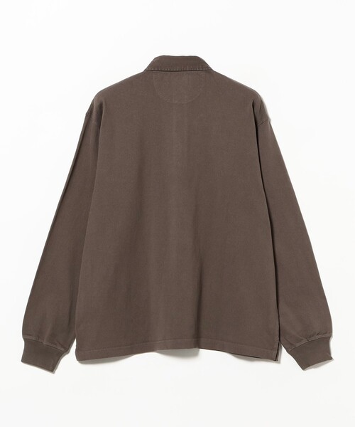 BEAMS(ビームス)の「ガーメントダイ ラガーシャツ(ポロシャツ・メンズ・ブラック/ネイビー・S/M/XL/L)」の6枚目の写真