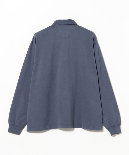 BEAMS(ビームス)の「ガーメントダイ ラガーシャツ(ポロシャツ・メンズ・ブラック/ネイビー・S/M/XL/L)」の10枚目の写真