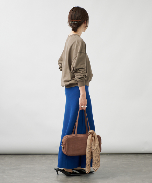 VERMEIL par iena(ヴェルメイユパーイエナ)の「SALCE サルーチェ ARISA SUEDE W34xH17xD12cm 4463250005(ボストンバッグ・レディース・ブラウン・FREE)」の15枚目の写真