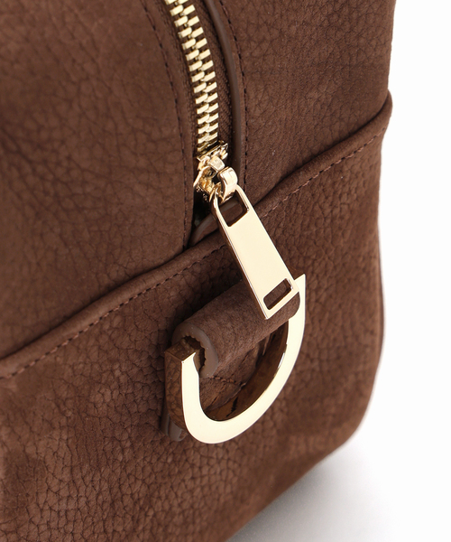 VERMEIL par iena(ヴェルメイユパーイエナ)の「SALCE サルーチェ ARISA SUEDE W34xH17xD12cm 4463250005(ボストンバッグ・レディース・ブラウン・FREE)」の2枚目の写真