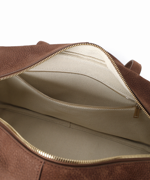VERMEIL par iena(ヴェルメイユパーイエナ)の「SALCE サルーチェ ARISA SUEDE W34xH17xD12cm 4463250005(ボストンバッグ・レディース・ブラウン・FREE)」の5枚目の写真