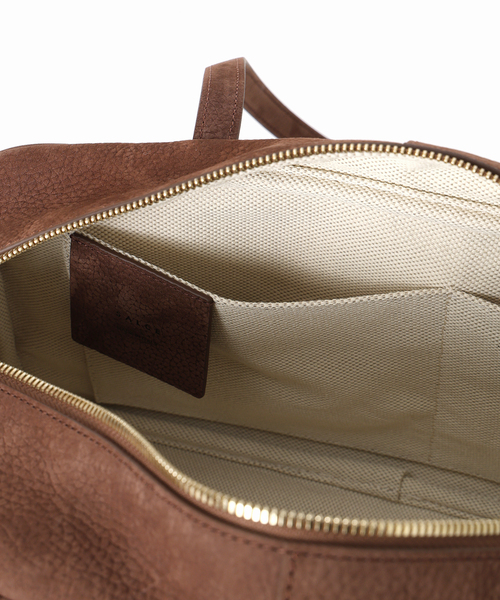 VERMEIL par iena(ヴェルメイユパーイエナ)の「SALCE サルーチェ ARISA SUEDE W34xH17xD12cm 4463250005(ボストンバッグ・レディース・ブラウン・FREE)」の6枚目の写真
