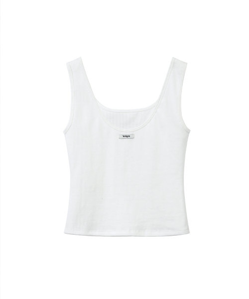 LOTSYOU（ロッツユー）の「lotsyou_Basic Deep Sleeveless White（Tシャツ/カットソー・レディース・その他・ONESIZE）」の2枚目の写真
