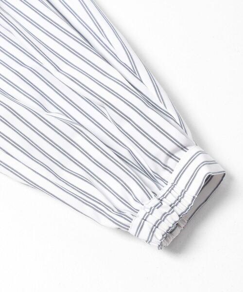 URBAN RESEARCH Sonny Label（アーバンリサーチサニーレーベル）の「『WEB限定』バンドカラーフリルストライプシャツ（シャツ/ブラウス・レディース・ホワイト系その他/ブラウン系その他/ブルー系その他・FREE）」の12枚目の写真