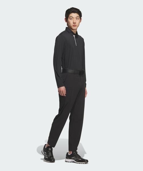 adidas(アディダス)の「アルティメット365 ツアー 長袖 ポロシャツ【adidas Golf/アディダスゴルフ】(ポロシャツ・メンズ・ブラック・SMALL/MEDIUM/LARGE/X-LARGE/XX-LARGE/3XL)」の3枚目の写真