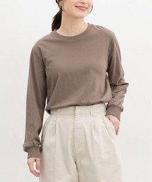 こだわり綿長袖Tシャツ