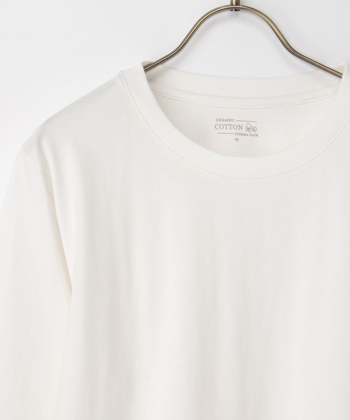 Honeys(ハニーズ)の「こだわり綿長袖Tシャツ(Tシャツ/カットソー・レディース・カーキ/グレイッシュブルー/ピンク/モカ/ブラック/オフホワイト/グレイッシュベージュ・L/M/S/LL)」の22枚目の写真