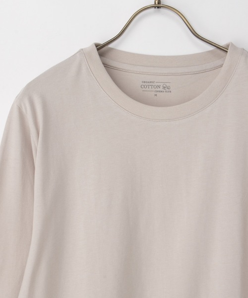 Honeys(ハニーズ)の「こだわり綿長袖Tシャツ(Tシャツ/カットソー・レディース・カーキ/グレイッシュブルー/ピンク/モカ/ブラック/オフホワイト/グレイッシュベージュ・L/M/S/LL)」の8枚目の写真