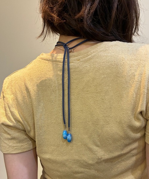 and cloud（アンドクラウド）の「Sea Drop Long Necklace（ネックレス・レディース・シルバー系その他・FREE）」の4枚目の写真