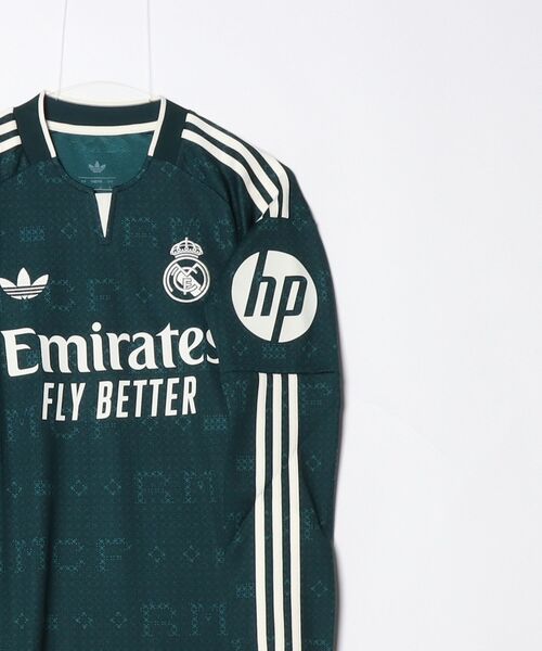 adidas(アディダス)の「レアル・マドリード 26/27 アウェイ ユニフォーム 長袖 / アディダス adidas(Tシャツ/カットソー・メンズ・グリーン・MEDIUM/LARGE/XXX-LARGE/XX-LARGE/X-LARGE/SMALL)」の7枚目の写真