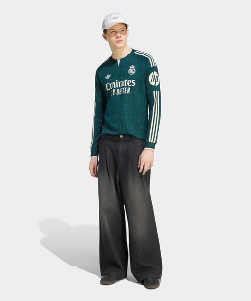 adidas(アディダス)の「レアル・マドリード 26/27 アウェイ ユニフォーム 長袖 / アディダス adidas(Tシャツ/カットソー・メンズ・グリーン・MEDIUM/LARGE/XXX-LARGE/XX-LARGE/X-LARGE/SMALL)」の5枚目の写真