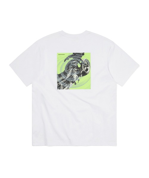 thisisneverthat(ディスイズネバーザット)の「Resonance Tee(Tシャツ/カットソー・メンズ・モスグリーン/グレイッシュベージュ/ホワイト/チャコール・L/M/S/XL)」の11枚目の写真
