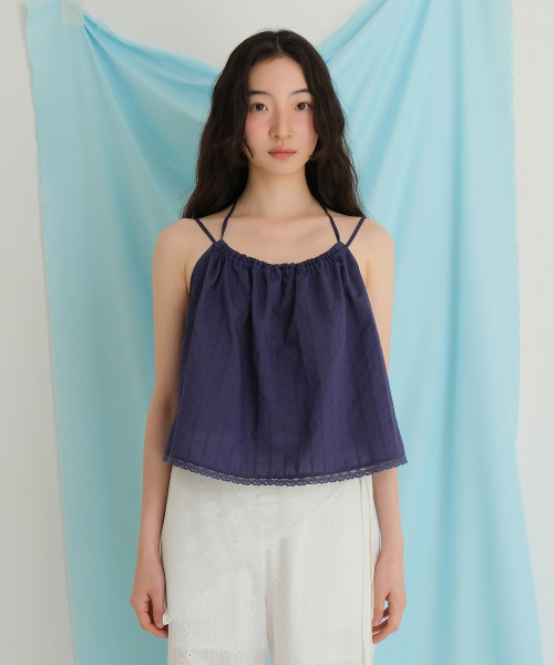 MOUI（モウイ）の「Heidi halter blouse (D/BLUE)（シャツ/ブラウス・レディース・その他・FREE）」の3枚目の写真