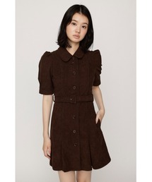 SLY（スライ）の「COLLAR BUTTON S/OP カラーボタンショートワンピ 秋服 ミニワンピース（ワンピース）」