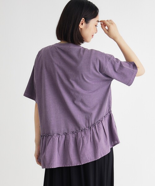 HONEYSUCKLE ROSE(ハニーサックルローズ)の「◆ピグメント切替ロゴプリントTシャツ(Tシャツ/カットソー・レディース・ダークグレー/オフホワイト・04/05)」の15枚目の写真
