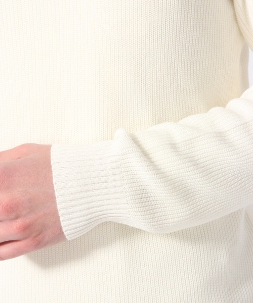 HARE（ハレ）の「カタアゼニットプルオーバー(HARE)（ニット/セーター・メンズ・オフホワイト/グレー/ブラック/ライトブルー・SMALL/LARGE/MEDIUM）」の5枚目の写真