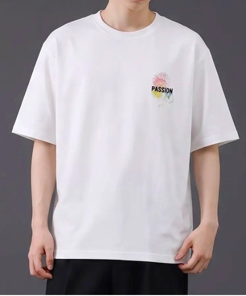 revertical(リバーティカル)の「PASSION ロゴ アートグラフィック バックプリント 半袖Tシャツ(Tシャツ/カットソー・メンズ・ホワイト/ブラック・MEDIUM/LARGE)」の4枚目の写真
