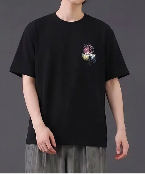 revertical(リバーティカル)の「PASSION ロゴ アートグラフィック バックプリント 半袖Tシャツ(Tシャツ/カットソー・メンズ・ホワイト/ブラック・MEDIUM/LARGE)」の9枚目の写真