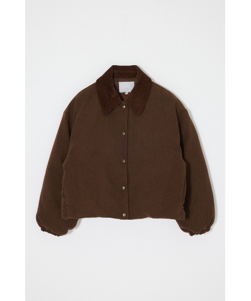 MOUSSY(マウジー)の「【26年AW新作】TWEED PUFFER ジャケット(ダウンジャケット/コート・レディース・ブラウン/ベージュ系その他/グレー系その他・FREE)」の9枚目の写真