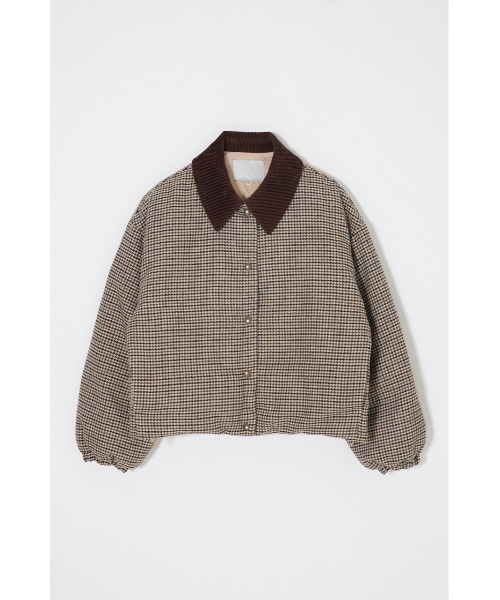MOUSSY(マウジー)の「【26年AW新作】TWEED PUFFER ジャケット(ダウンジャケット/コート・レディース・ブラウン/ベージュ系その他/グレー系その他・FREE)」の22枚目の写真