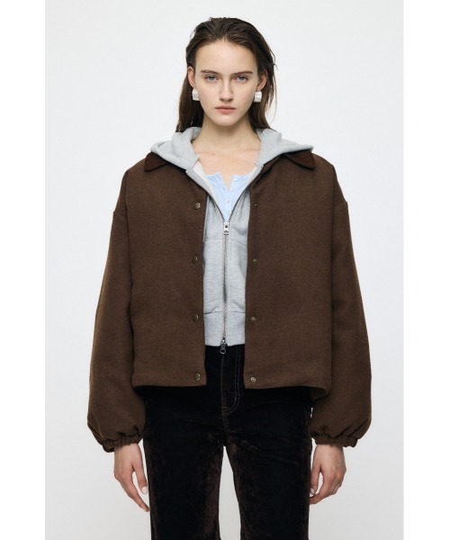 MOUSSY(マウジー)の「【26年AW新作】TWEED PUFFER ジャケット(ダウンジャケット/コート・レディース・ブラウン/ベージュ系その他/グレー系その他・FREE)」の8枚目の写真