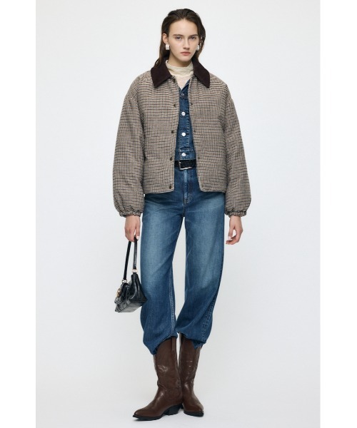 MOUSSY(マウジー)の「【26年AW新作】TWEED PUFFER ジャケット(ダウンジャケット/コート・レディース・ブラウン/ベージュ系その他/グレー系その他・FREE)」の11枚目の写真