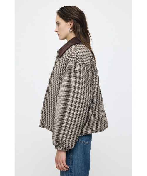 MOUSSY(マウジー)の「【26年AW新作】TWEED PUFFER ジャケット(ダウンジャケット/コート・レディース・ブラウン/ベージュ系その他/グレー系その他・FREE)」の14枚目の写真