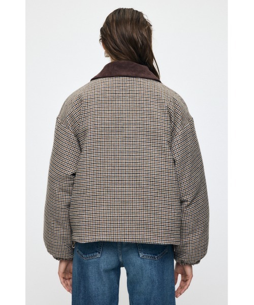 MOUSSY(マウジー)の「【26年AW新作】TWEED PUFFER ジャケット(ダウンジャケット/コート・レディース・ブラウン/ベージュ系その他/グレー系その他・FREE)」の15枚目の写真