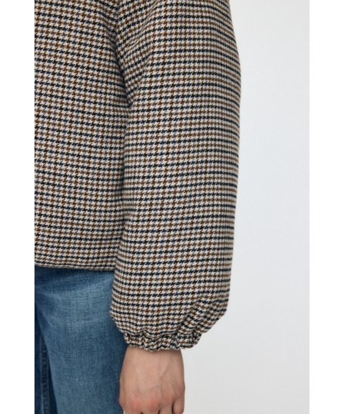 MOUSSY(マウジー)の「【26年AW新作】TWEED PUFFER ジャケット(ダウンジャケット/コート・レディース・ブラウン/ベージュ系その他/グレー系その他・FREE)」の17枚目の写真