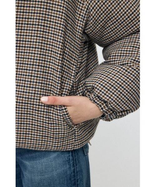 MOUSSY(マウジー)の「【26年AW新作】TWEED PUFFER ジャケット(ダウンジャケット/コート・レディース・ブラウン/ベージュ系その他/グレー系その他・FREE)」の18枚目の写真