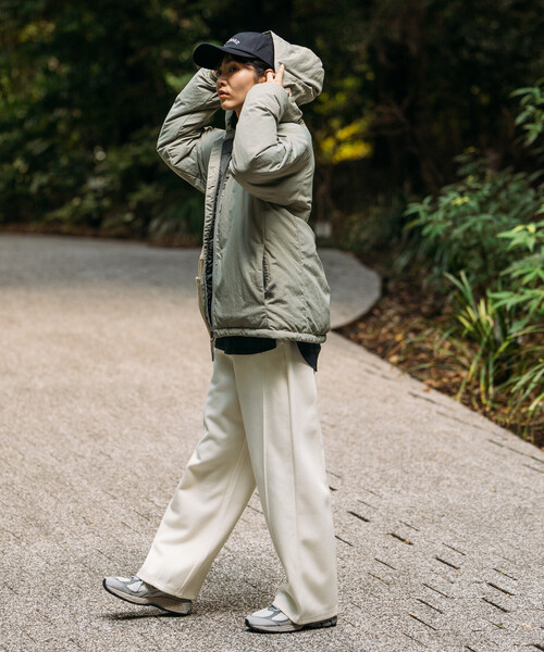 FREAK'S STORE（フリークスストア）の「NANGA × FREAK'S STORE/ナンガ 別注 NEW DOWN JACKET WOMEN’S/ニューダウンジャケット ウィメンズ（ダウンジャケット/コート・レディース・グレー/ブラウン/オリーブ/ブラック・ﾌﾘ-）」の8枚目の写真