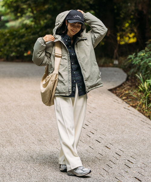 FREAK'S STORE（フリークスストア）の「NANGA × FREAK'S STORE/ナンガ 別注 NEW DOWN JACKET WOMEN’S/ニューダウンジャケット ウィメンズ（ダウンジャケット/コート・レディース・グレー/ブラウン/オリーブ/ブラック・ﾌﾘ-）」の9枚目の写真