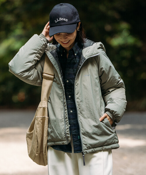 FREAK'S STORE（フリークスストア）の「NANGA × FREAK'S STORE/ナンガ 別注 NEW DOWN JACKET WOMEN’S/ニューダウンジャケット ウィメンズ（ダウンジャケット/コート・レディース・グレー/ブラウン/オリーブ/ブラック・ﾌﾘ-）」の12枚目の写真