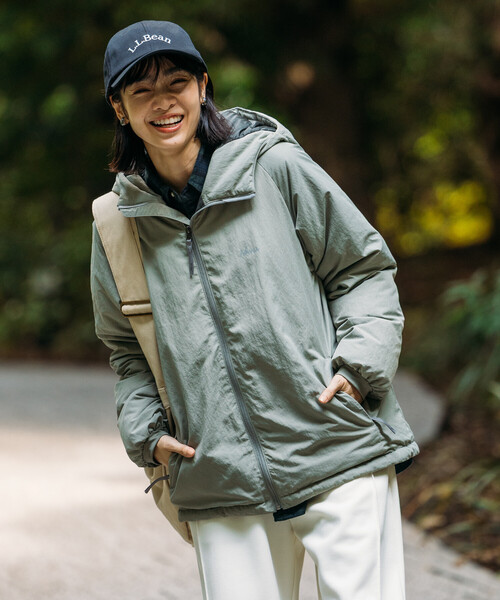 FREAK'S STORE（フリークスストア）の「NANGA × FREAK'S STORE/ナンガ 別注 NEW DOWN JACKET WOMEN’S/ニューダウンジャケット ウィメンズ（ダウンジャケット/コート・レディース・グレー/ブラウン/オリーブ/ブラック・ﾌﾘ-）」の18枚目の写真
