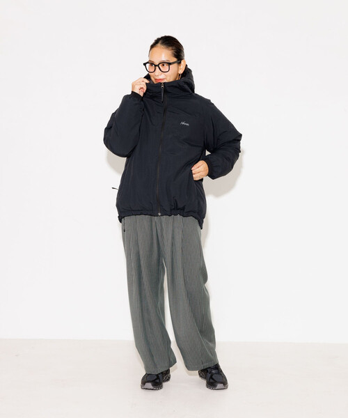 FREAK'S STORE（フリークスストア）の「NANGA × FREAK'S STORE/ナンガ 別注 NEW DOWN JACKET WOMEN’S/ニューダウンジャケット ウィメンズ（ダウンジャケット/コート・レディース・グレー/ブラウン/オリーブ/ブラック・ﾌﾘ-）」の20枚目の写真